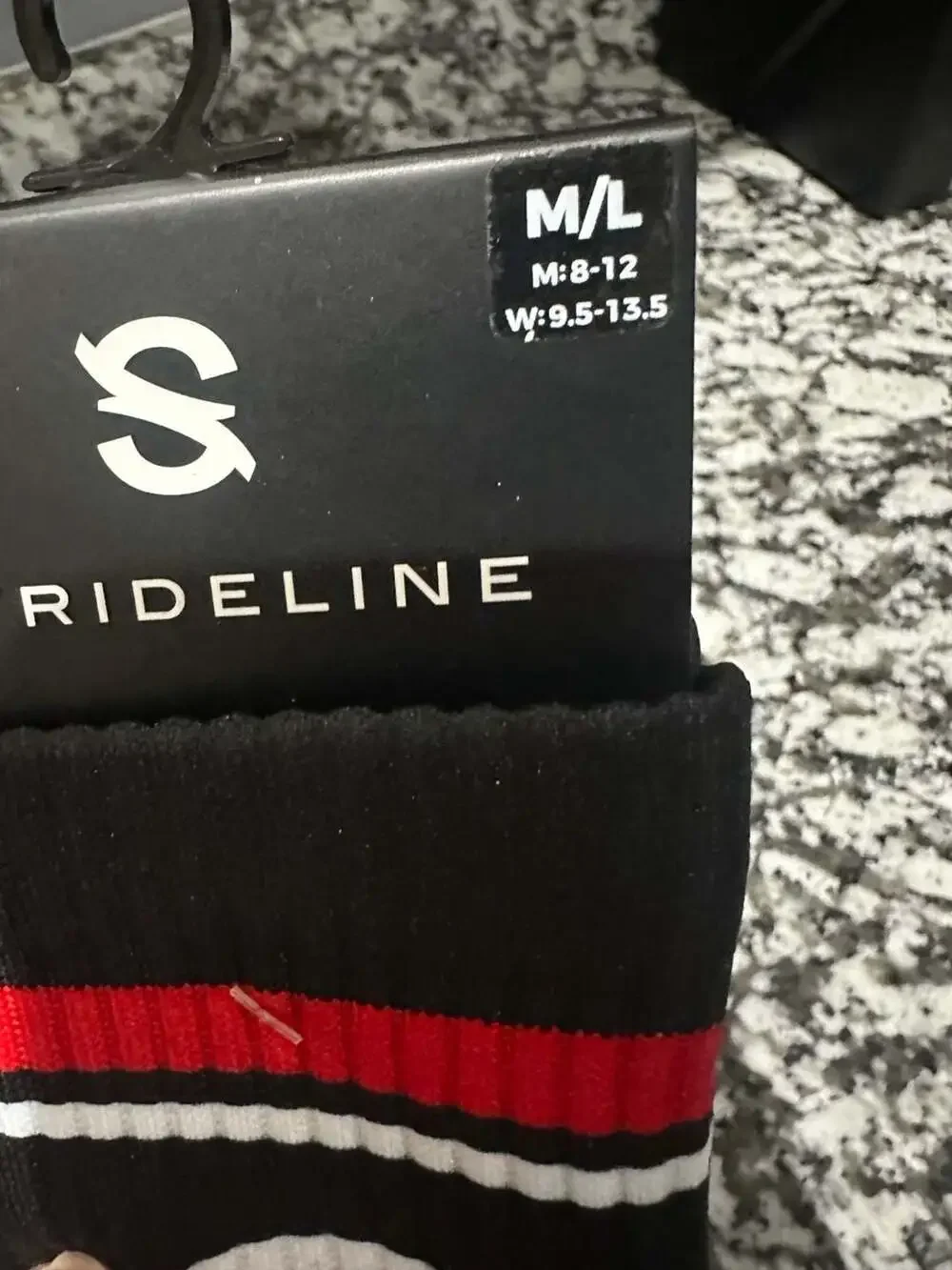 Strideline Estes Express Lines Mens Mid Calf Socks Size M/L